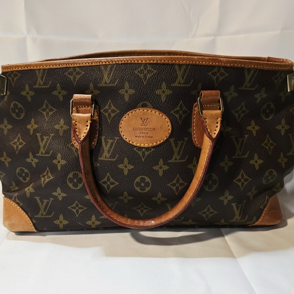 Louis Vuitton Handbags - 1960's Vintage Louis Vuitton Monogram Leather Handbag
